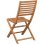 Silla de jardín plegable Eden eucalipto FSC set 2 unidades marrón