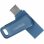 Unidad flash USB SanDisk Ultra Dual Drive Go 64 GB USB Type-A y Type-C azul
