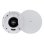 Colunas ATEN coaxiais de teto 2 vias com fios 30W RMS brancas