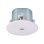 Colunas ATEN coaxiais de teto 2 vias com fios 30W RMS brancas