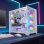 Caixa ATX Mars Gaming MCVPRO vidro sem moldura ARGB 5 ventoinhas