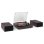 Tocadiscos Audizio Akron Altavoces Integrados Bluetooth Madera Oscura