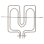 Resistencia Universal Teka HE610ME 1500W-1600W 300x319 mm