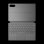 Funda Tablette Lenovo IdeaTab Pro Gen 2 Pack Clavier Gris