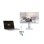Monitor JAPANNEXT 23,8" QHD IPS USB-C 65 W KVM blanco