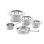 Batería de cocina Fissler Original Profi Collection 8 piezas Acero inoxidable