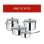 Batería de cocina Lagostina 7116001319 Acero inoxidable 9 piezas
