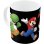 Taza Sensitiva Al Calor Super Mario Bros Foto De Grupo Nintendo Cerámica 325 Mls