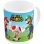 Taza Sensitiva Al Calor Super Mario Bros Foto De Grupo Nintendo Cerámica 325 Mls