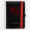 Set Papeterie Superman DC Carnet Similicuir Noir Porte-clés