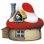 Tirelire Plastoy Maison Champignon Les Schtroumpfs 15 cm Licence Officielle