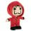 Peluche La Casa De Papel Con Traje Rojo Y Máscara Dalí 28 Cms