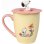 Taza 3d Snoopy Con Tapa Cerámica 350 Mls