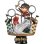 Figura Harry Potter Jugador De Quidditch Diorama 16 Cms