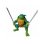 Figura Leonardo Las Tortugas Ninja Tmnt 9 Cms