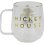 Mug Stor Mickey Mouse Verre Double Paroi 290 ml Design Doré