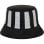 Gorro Pesquero Rayas Grises Wednesday Miércoles Addams