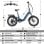 Bicicleta elétrica TTGO F7 250W 48V 20 polegadas