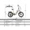 Bicicleta eletrica urbana TTGO F7 48V 15Ah 250W
