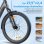Bicicleta eletrica urbana TTGO Z5 Mot central 36V 250W
