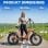 Bicicleta Electrica TTGO F6 BOOST Todo-terreno