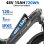 Bicicleta elétrica TTGO F7 urbana dobrável 250W bateria 48V 15Ah 20 polegadas