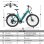 Vélo électrique TTGO C5 urbain 48V 250W 27,5 pouces autonomie longue