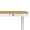 Escritorio regulavel eletrico Activejet ET119W-C 140x70 branco madeira
