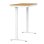Escritorio regulavel eletrico Activejet ET119W-C 140x70 branco madeira