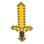 Espada de Disfraz Disguise Minecraft Dorada 50 cm