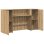 Comptoir d'accueil VidaXL Bois d'ingenierie 180 cm