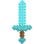 Espada de Juguete Matel Minecraft Espada de Diamante Infantil