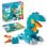 Mega Bloks Build & Chomp Mon Dino 3 en 1 Set de Construcción 25 piezas