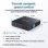 Mini PC ERVPES B20E Intel Pentium Gold 6500Y 8GB 128GB SSD Intel UHD 615 Windows 11 Pro