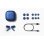 Soundcore Liberty 5 draadloze Bluetooth 5.4 oordopjes met ruisonderdrukking en IP55 blauw
