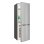 Kühlschrank Zwei Türen Bomann KG7359 Defrost 142,5cm 173L C Edelstahl