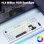 Tastiera Aula F99 Bianca Bluetooth 5.0 Hot Swap RGB 96% US Blu