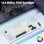 Clavier Aula F99 Tri-mode RGB Hot Swap Bluetooth 2,4G USB-C US Bleu Blanc