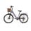 Bicicleta eléctrica Cysum X-city 250W 48V 10.4Ah 26" Morada