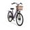 Bicicleta eléctrica Cysum X-city 250W 48V 10.4Ah 26" Morada