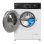 Lave-linge Bomann WA 7112 Hublot 10 kg 1400 rpm Classe A Blanc LED Inverter