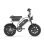 Bicicleta eléctrica Urlife T16 500W 48V 13Ah 16" Frenos de Disco Plata
