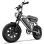 Bicicleta eléctrica Urlife T16 500W 48V 13Ah 16" Frenos de Disco Plata