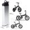 Batería Tourup Son Of The Wind 009 48V 17.5Ah BMS 30A Compat. Engwe EP-2 Pro