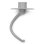 Crochet pate Smeg SMDH04 Aluminium Compatible SMF