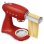 Batidora amasadora Smeg SMF05RDEU roja 4,8 L 1000 W 10 velocidades