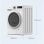 Lavadora Midea MF110W80BA10/W-ES Carga Frontal 8 kg 1400 rpm A Blanca