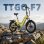 Bicicleta eléctrica TTGO F7 250W 48V 15Ah 20" 25km/h 100km Mostaza