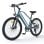 Bicicleta Eléctrica de Montanha HillMiles MileTrail 1 26p 250W 7 velocidades Azul