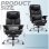 Gaming-Stuhl GTPLAYER Ergonomisch PU-Leder 90°–150° 180 Kg Schwarz